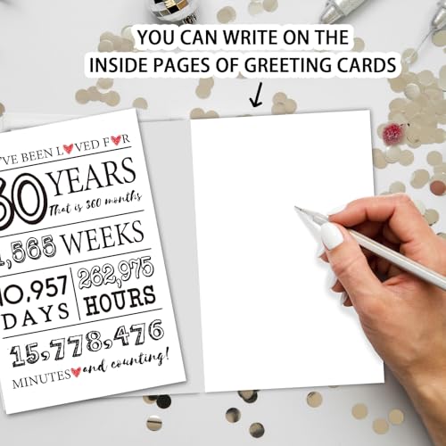 Funny 30th Birthday Card for Him & Her - Premium Quality