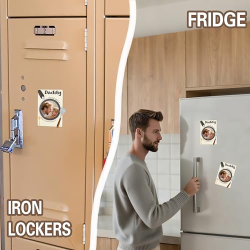 Dad Magnetic Picture Frame for Refrigerator - Father's Day Gift