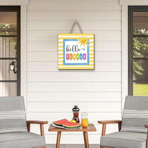 Yarcooly Summer Beach Party Wooden Door Sign Decor