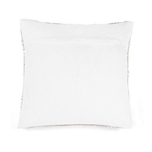 Lush Decor Adelyn Decorative Throw Pillow Cover, 20" W x 20" L, Neutral - Square Pillow - Neutral Diamond Pillow - Textured Pillows - Hygge Decor - Farmhouse Throw Pillows For Bed, Couch, Or Chair