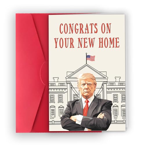 Funny Trump Housewarming Card for New Home Celebration