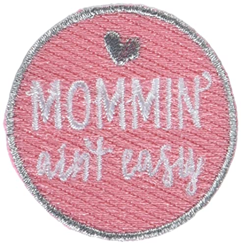 Simplicity Momin' Ain't Easy Iron-On Applique Patch - 1.75" D