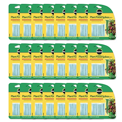 Miracle-Gro Indoor Plant Food Spikes - Slow-Release Fertilizer, 24 Count