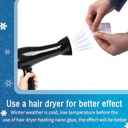 18 Pcs Snowboard Stomp Pads- Pyramid Studs Snowboard Grip Stomp Pad- Anti-Slip Ski Snowboard Stomp Pad Mat, Provides Extra Grip for Snowboarding