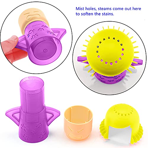 ZPCTECHGO Angry Mom Microwave Cleaner Steamer with Vinegar, Purple