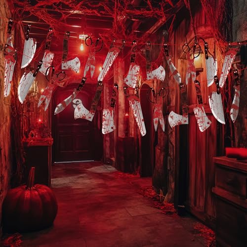 OHOME Halloween Party Decorations - 12 Pack Hanging Banner