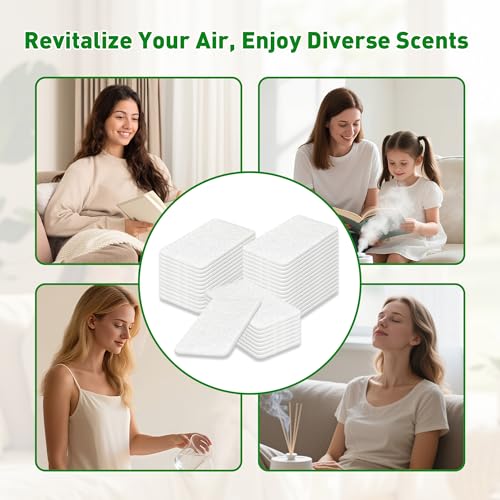 60-Pack Humidifier Aroma Pads for Dreo Models - Non-Woven Fabric