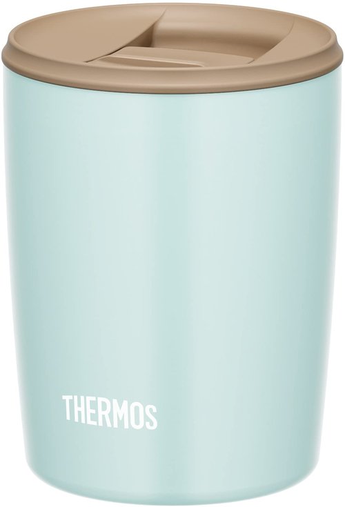 Thermos JDP-300 LB Vacuum Insulated Tumbler with Lid, 10.1 fl oz (300 ml), Light Blue