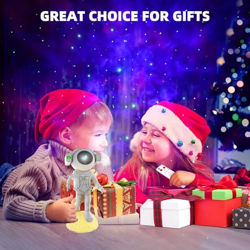 Astronaut Galaxy Projector 360° Magnetic Head with Remote & Bluetooth Sync - Nebula Night Light for Bedroom & Home Theater - Astronaut Pro