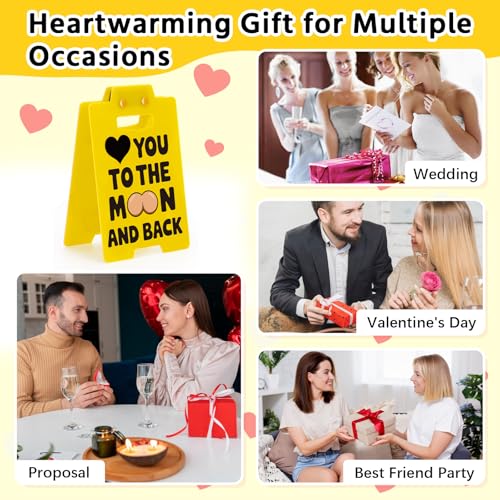 Quirky Love Heart Desk Sign – Fun Office Decor for Him & Her