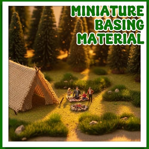 Warmtree Static Grass Bushy Tufts Summer Green for Miniature Scenery & Dioramas