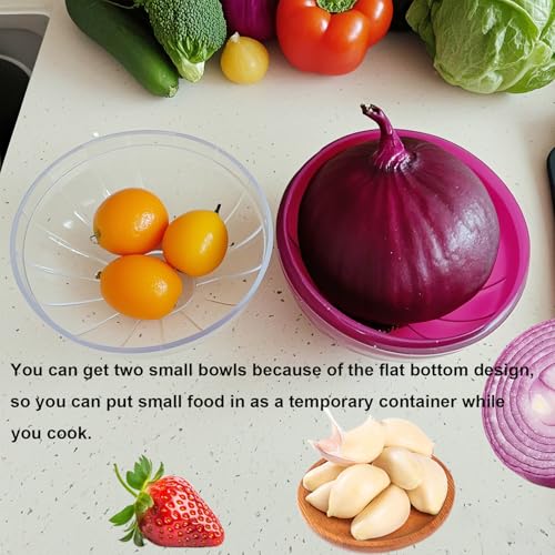 Dokpod Reusable Onion & Tomato Fridge Storage Container with Airtight Lid