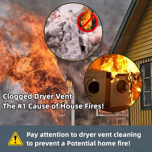 JEDELEOS Dryer Vent Cleaner Kit for Dyson V7 V8 V10 V11 V12 V15