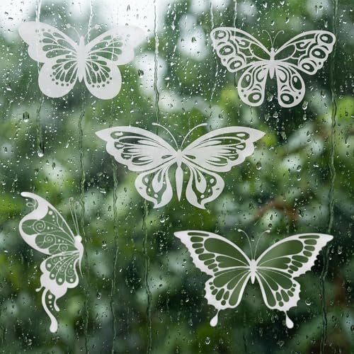 24-Piece Anti-Collision Window Decals for Bird Strike Prevention