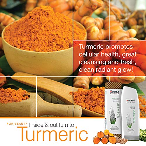 Himalaya Botanique Balancing Neem & Turmeric Face Wash, 5.07 oz (2 Pack)