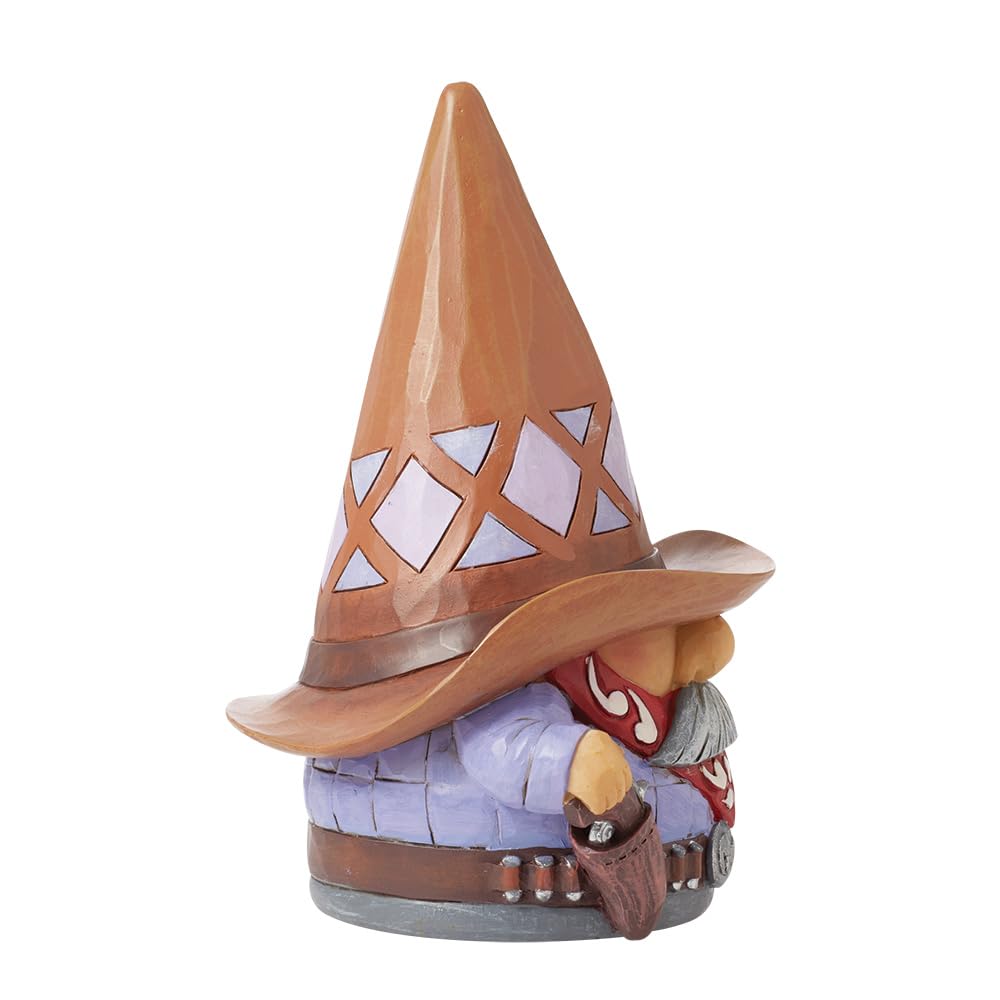 Enesco Jim Shore Heartwood Creek Cowboy Gnome Figurine, 6.75 Inch, Multicolor