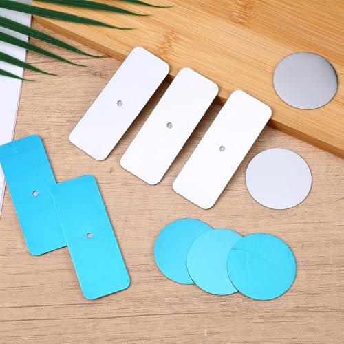 10 Pack Adhesive Metal Strips for Magnetic Under Cabinet Lights