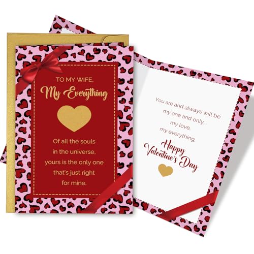 Valentine's Day Card for Wife - Romantic Love Note