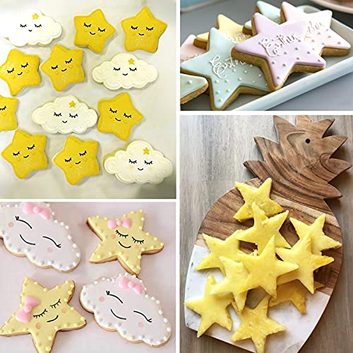 7 Piece Food Grade Stainless Steel Cookie Cutter Set for Baking & Parties