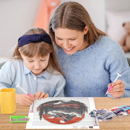 Mountains Landscape 5D Diamond Painting Kit for Adults 12x12 Inch