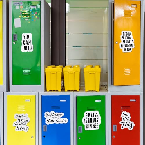 Inspirational Quotes Refrigerator Magnets - Set of 6 Motivational PVC Decor