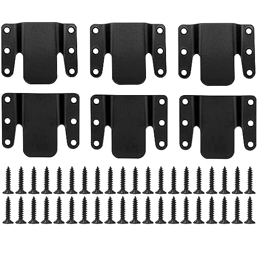 Universal Sofa Interlocking Brackets 6 Pack - Furniture Connectors with Screws