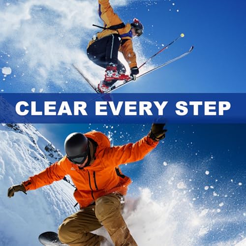 3 Pack Ski Goggles ATV Dustproof Dirt Bike Goggles UV Protection Foam Anti for Ski Racing Riding, Off Road Waterproof Motocross