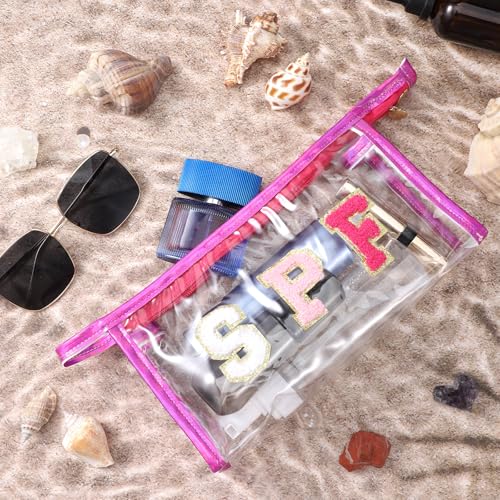 Clear Waterproof Sunscreen Beach Bag & Travel Cosmetic Pouch