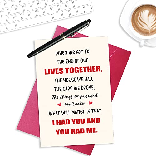 Valentine's Day Card for Wife | Anniversary & Birthday Greeting