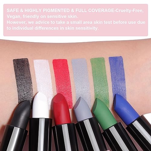 BEUKING Matte Festival Lipstick & Face Painting Stick Waterproof Lip Tint