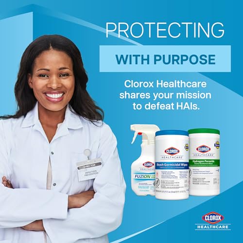 Clorox Healthcare Hydrogen Peroxide Disinfectant Wipes, 155 ct