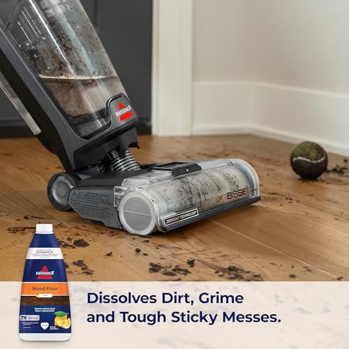 Bissell CrossWave & SpinWave Wood Floor Cleaning Formula, 32 oz - Safe for Sealed Floors