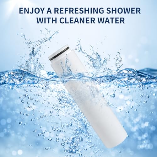 ZATEIRL Replacement Shower Filter Cartridges for Cobbe Shower Heads, 2 Pack