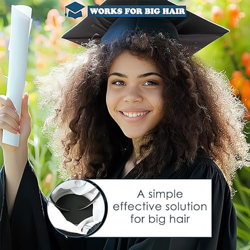 Graduation Cap Headband Insert - Secure Anti-Fall Grad Hat Hair Band