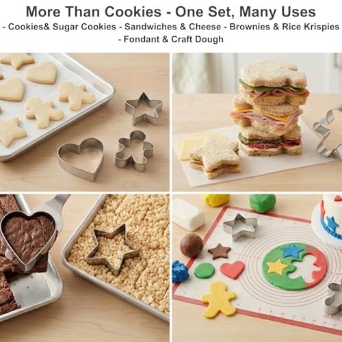 Auktosmn Balloon Cookie Cutter - 4.5" Stainless Steel Baking Mold