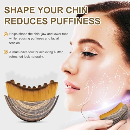 Lymphatic Facial Cleansing Brush, Soft Bristle Pore Cleaner & Face Scrubber for Sensitive Skin