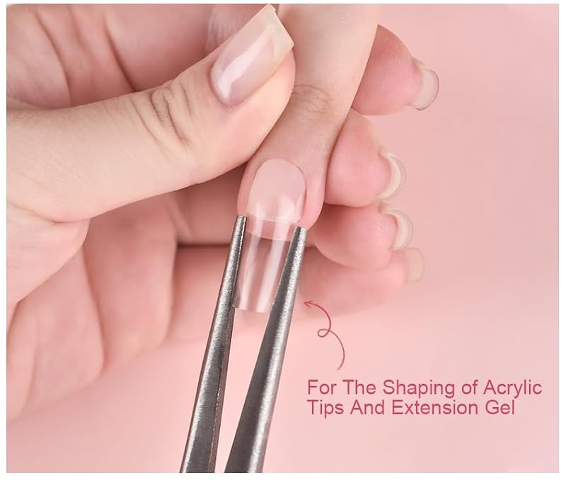 Rolabling Nail Tip Shaping Pliers C Curve Pincher for Acrylic and Gel