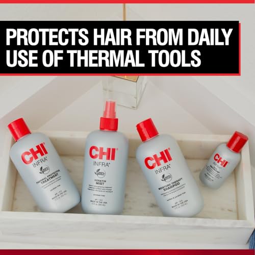 CHI Infra Thermal Protective Hair Treatment 2 oz - Sulfate-Free Hydrating Formula for Shine & Softness