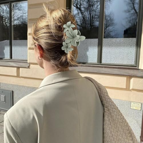 Large Flower Hair Claw Clips for Thick Hair Strong Hold Non-Slip