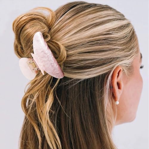 Gortin Medium Acrylic Hair Claw Clips Nonslip for Thick Hair