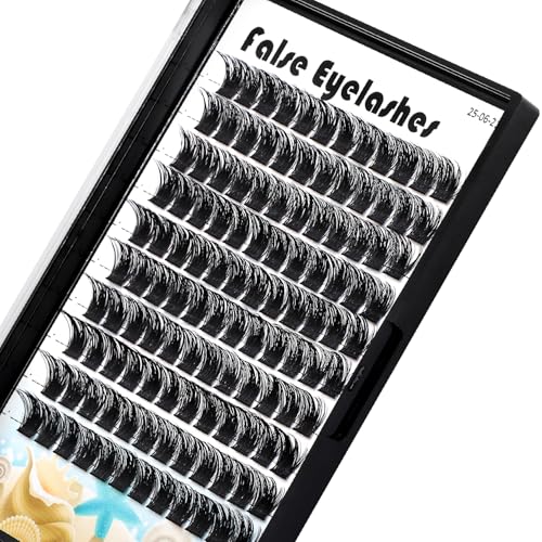 Dedila D Curl Cluster Eyelashes 20mm 120 Pcs Individual False Lashes