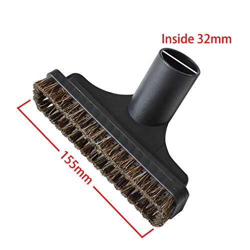 EZ SPARES 1-1/4" Horsehair Vacuum Floor Brush Attachment