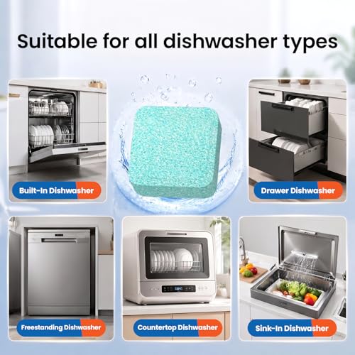 Botare Dishwasher Cleaning Tablets - 30 Pack Lemon Scented