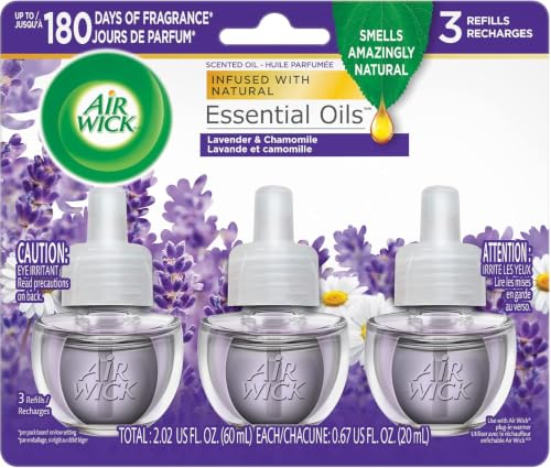 Air Wick Lavender & Chamomile Scented Oil Refill, 2.02 oz, 1 Pack