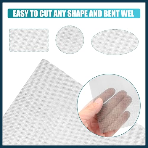 5-Pack Stainless Steel Welding Mesh Screen for Repairs - 20x15cm