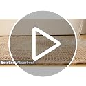 Smiry Waffle Bath Mat 30''x20'' - Extra Soft & Absorbent Brown Rug