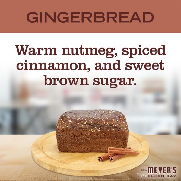 Mrs. Meyer’s Gingerbread Room Freshener & Air Spray, Limited Edition, 8 fl oz, Pack of 6