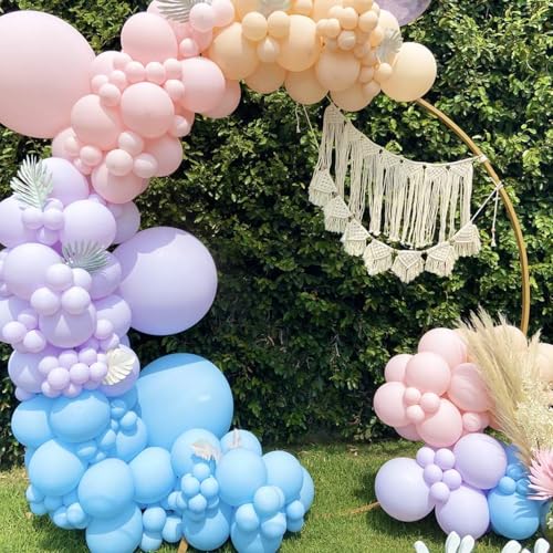 Light Blue 12 Inch Balloons Pastel Blue Latex 110pcs Party Decorations