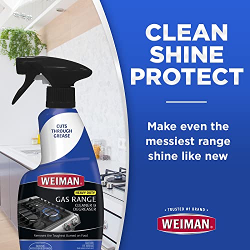 Weiman Heavy Duty Gas Range Cleaner & Degreaser - 2 Pack, 24 Oz