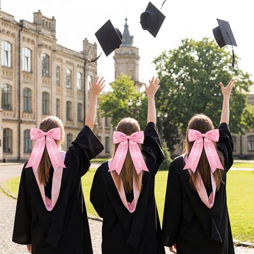 Rivvlive Class of 2026 Graduation Cap Bow Large Decor and Hair Accessory